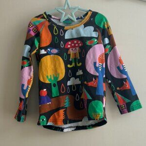 🍄🌈 Raspberry Republic Organic Cotton Shirt – 3–5Y 🌈🍄